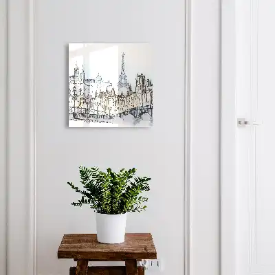 Imposante toren in beigetinten