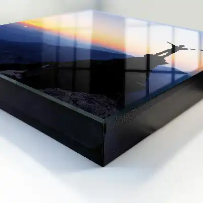 De triomf van de natuur bij zonsondergang