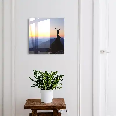 De triomf van de natuur bij zonsondergang