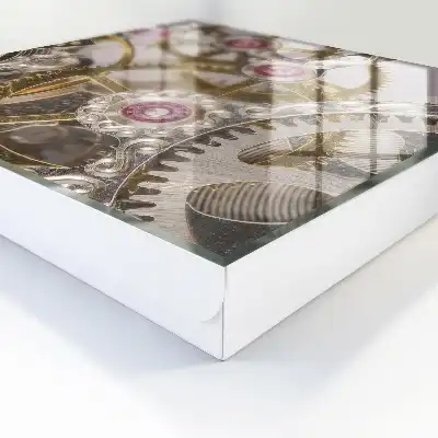Mechanisch horloge met kleurrijke accenten
