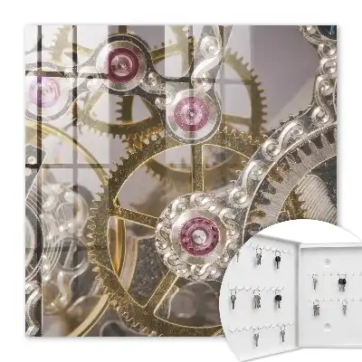 Mechanisch horloge met kleurrijke accenten