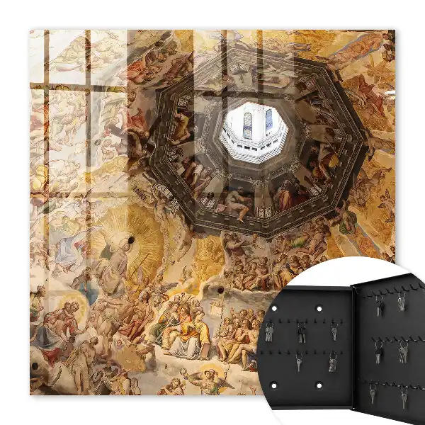 Religieuze fresco's op de koepel