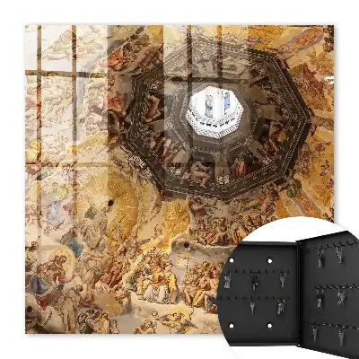 Religieuze fresco's op de koepel