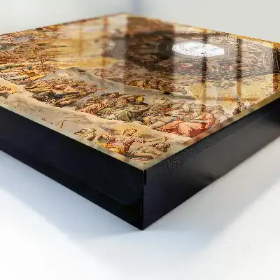 Religieuze fresco's op de koepel