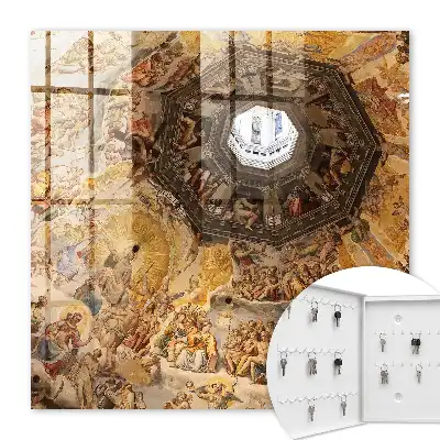 Religieuze fresco's op de koepel