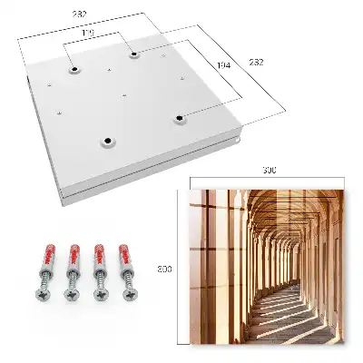 Architectonische elegantie met lange schaduwen