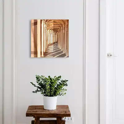 Architectonische elegantie met lange schaduwen