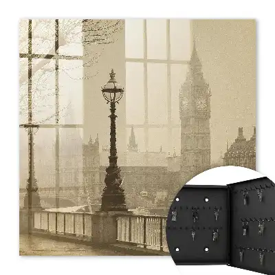 Mistig Londen in de mist