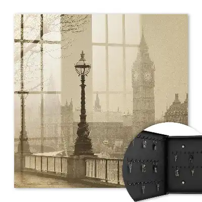 Mistig Londen in de mist