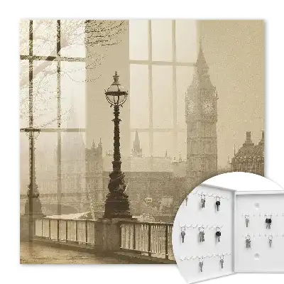 Mistig Londen in de mist