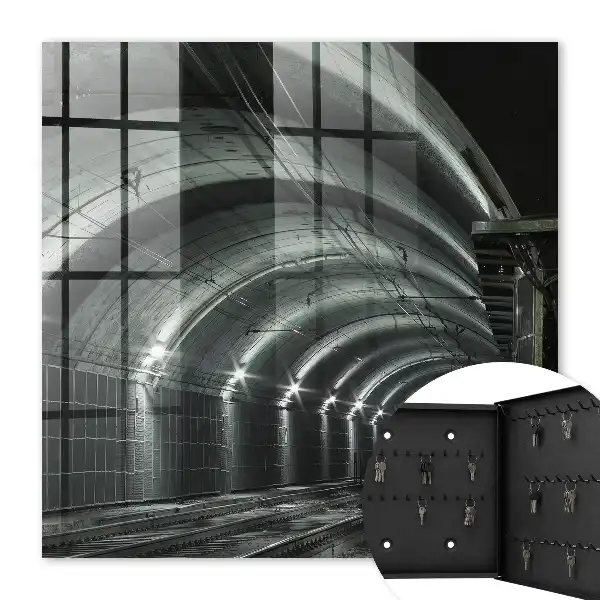 Spoorwegtunnel met dynamische bochten
