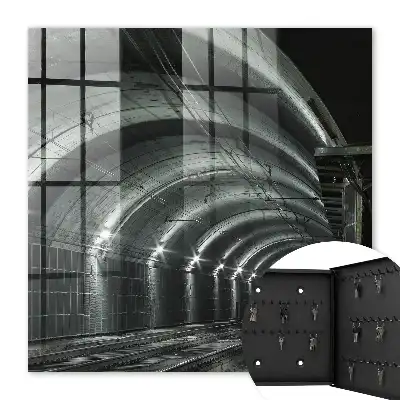 Spoorwegtunnel met dynamische bochten