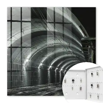 Spoorwegtunnel met dynamische bochten