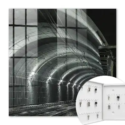 Spoorwegtunnel met dynamische bochten