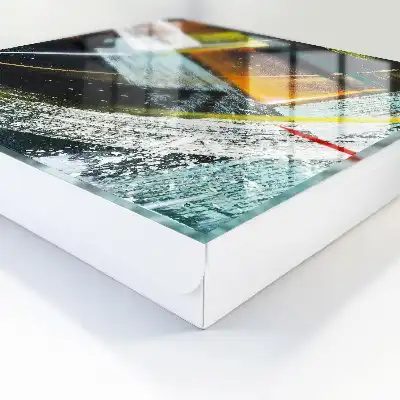Een kleurrijke werveling van kleuren en vormen