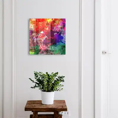 Kleurrijke expressie met een intense compositie