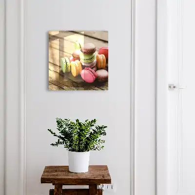 Kleurrijke snoepjes op een houten achtergrond