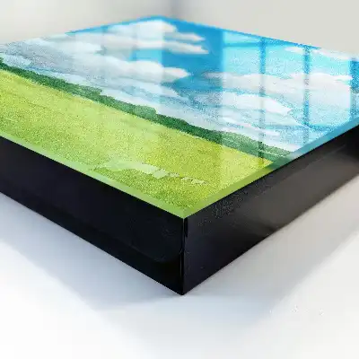 Zomers landschap met een frisse uitstraling