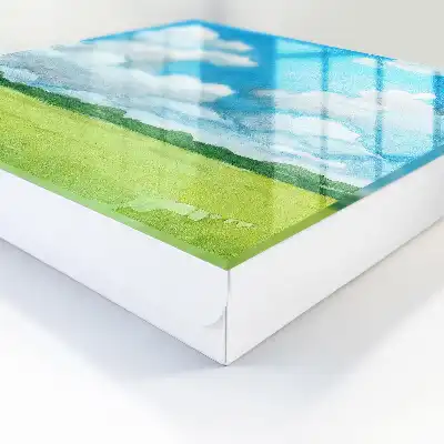 Zomers landschap met een frisse uitstraling