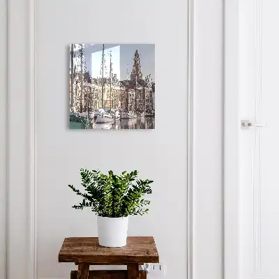 Zeilen op het water vormen een toren