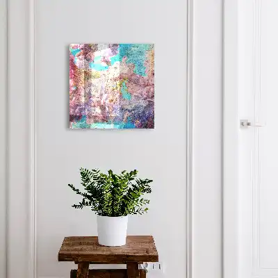 Kleurrijke bloemen op een blauwe achtergrond