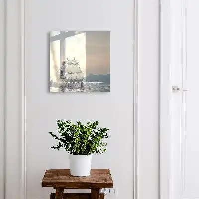Een zeecruise op de ochtendzee