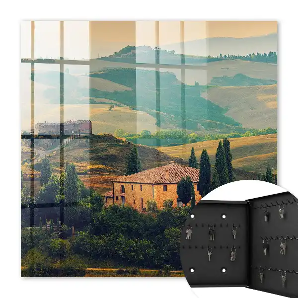 Toscaans landschap met cipressen