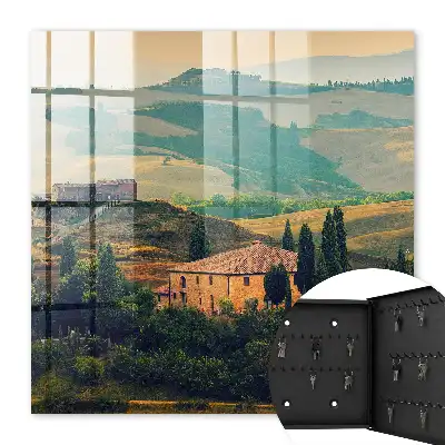 Toscaans landschap met cipressen