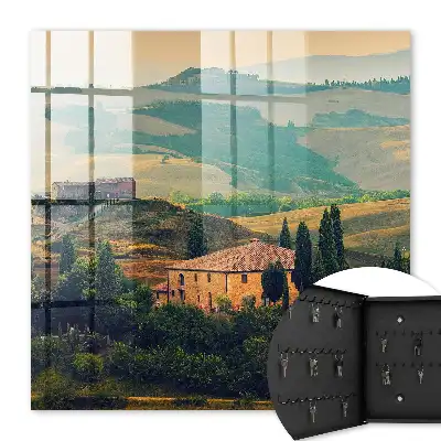 Toscaans landschap met cipressen