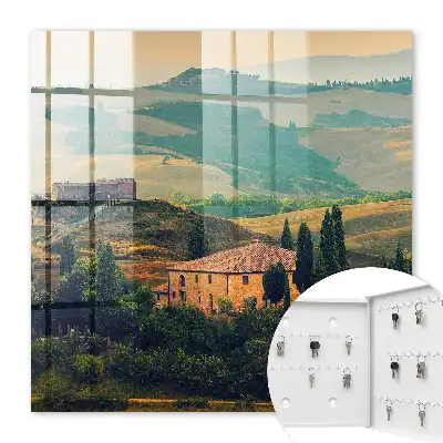 Toscaans landschap met cipressen