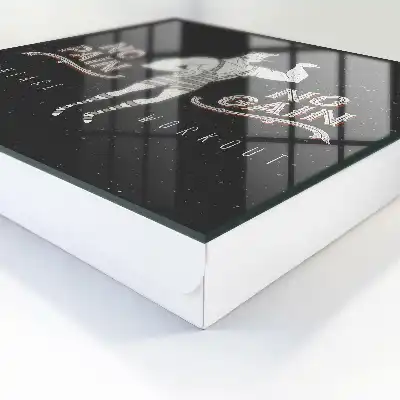 Motiverende retro poster met krachtsport tekst