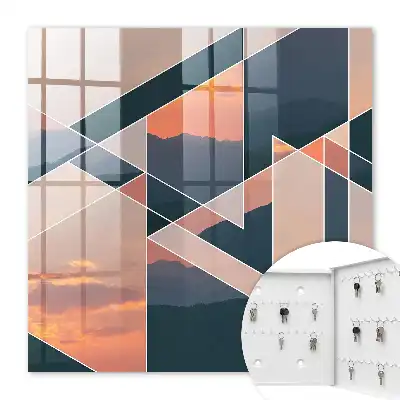 De zonsondergangen in de bergen verlevendigen het binnenland