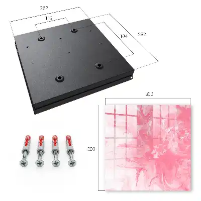 De roze bries van een dynamische compositie