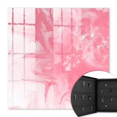 De roze bries van een dynamische compositie