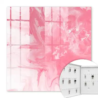 De roze bries van een dynamische compositie
