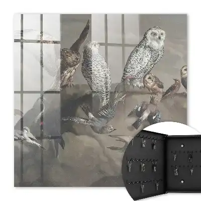 Vogels op een pittoreske rots