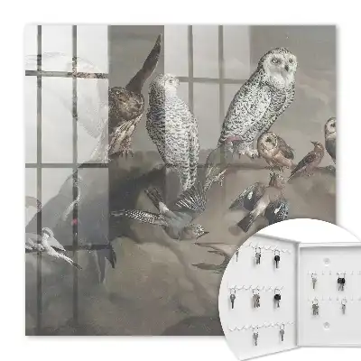 Vogels op een pittoreske rots