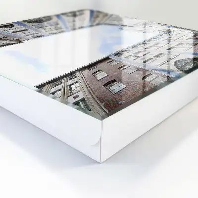 Moderne architectuur met uitzicht op de hemel