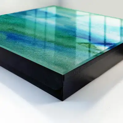 Aquarel blauwgroen
