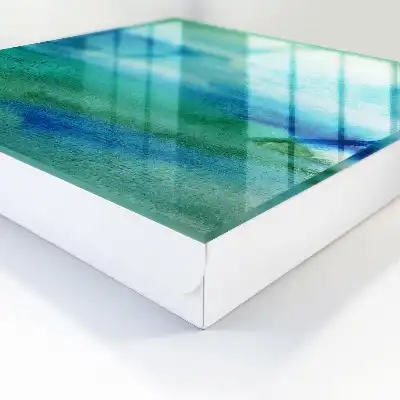 Aquarel blauwgroen