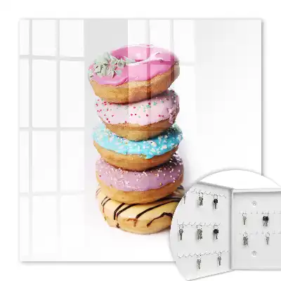 Kleurrijke donuts met een smakelijke vulling