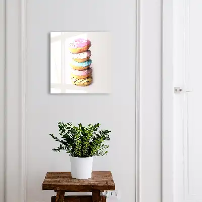 Kleurrijke donuts met een smakelijke vulling