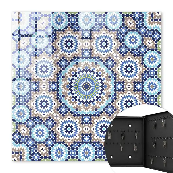 Oosterse mozaïek met geometrische patronen