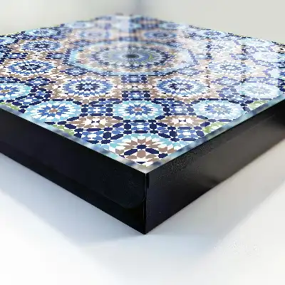 Oosterse mozaïek met geometrische patronen