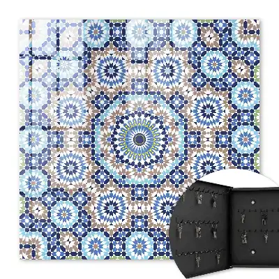 Oosterse mozaïek met geometrische patronen