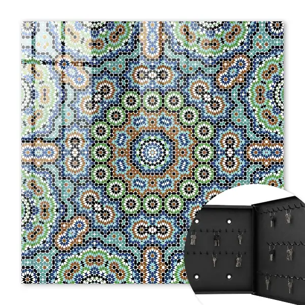 Een kleurrijk mozaïek van intense kleuren