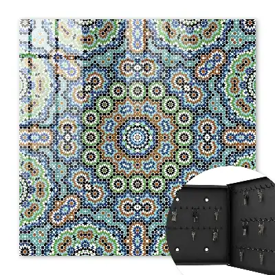 Een kleurrijk mozaïek van intense kleuren