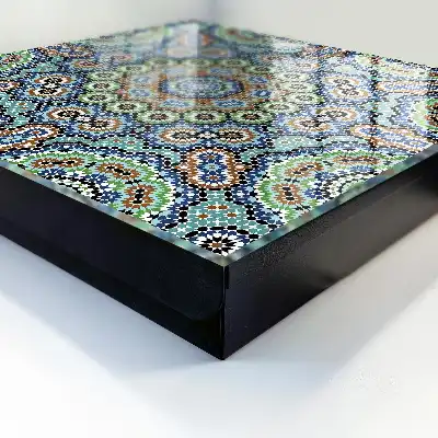 Een kleurrijk mozaïek van intense kleuren
