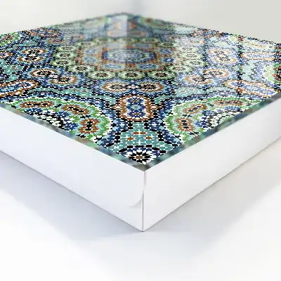 Een kleurrijk mozaïek van intense kleuren