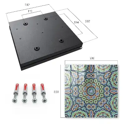 Een kleurrijk mozaïek van intense kleuren